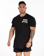 Make Moves Oversized Tee - Black